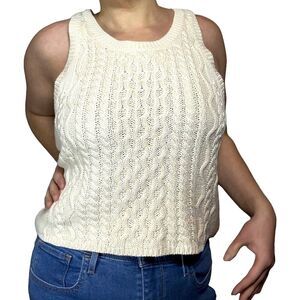 Leia n Co - Knitted Crème Vest